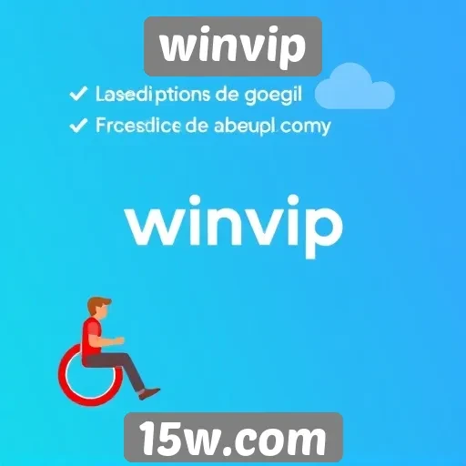 Acessibilidade e usabilidade no site winvip